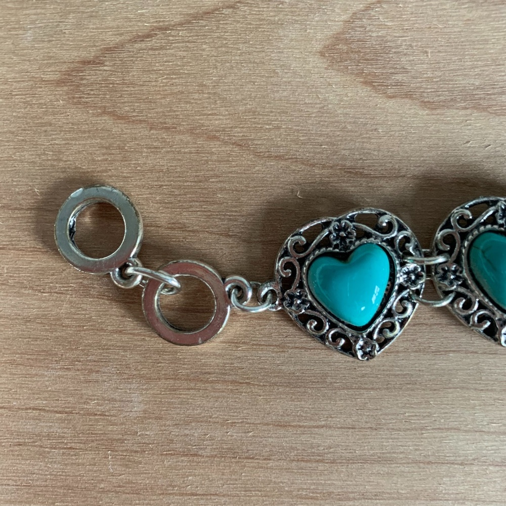Turquoise Heart Bracelets - Picture 4 of 5